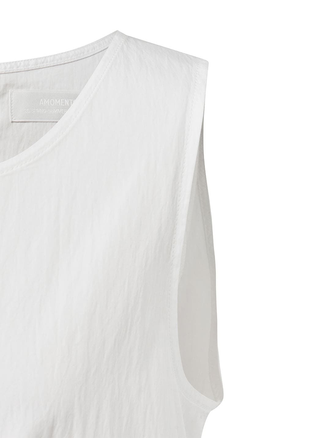 volume mini dress, white