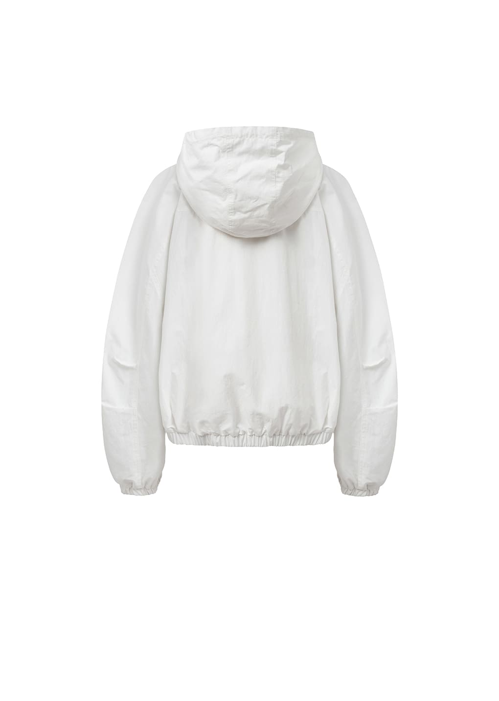 volume padded jumper, white