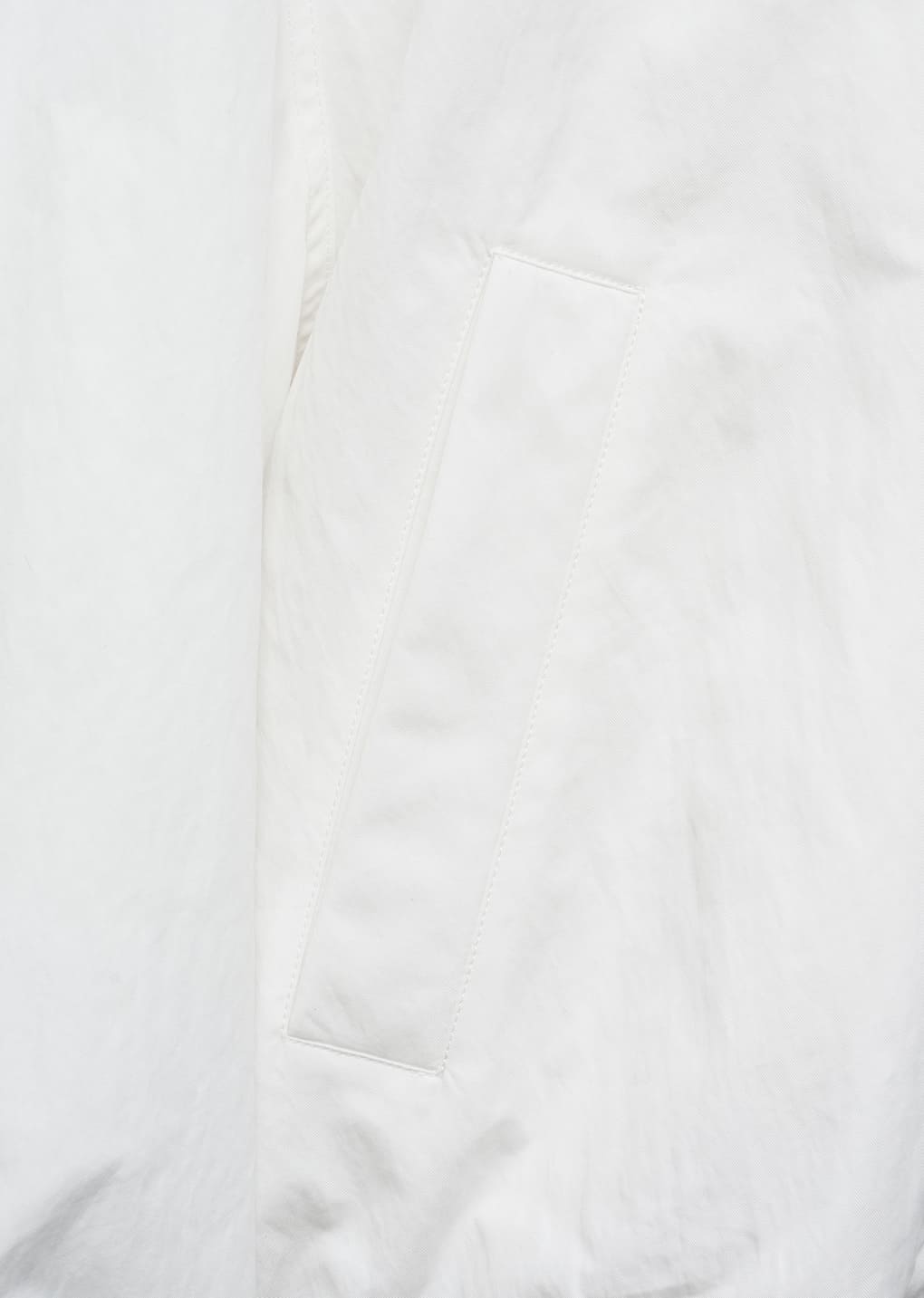 volume padded jumper, white