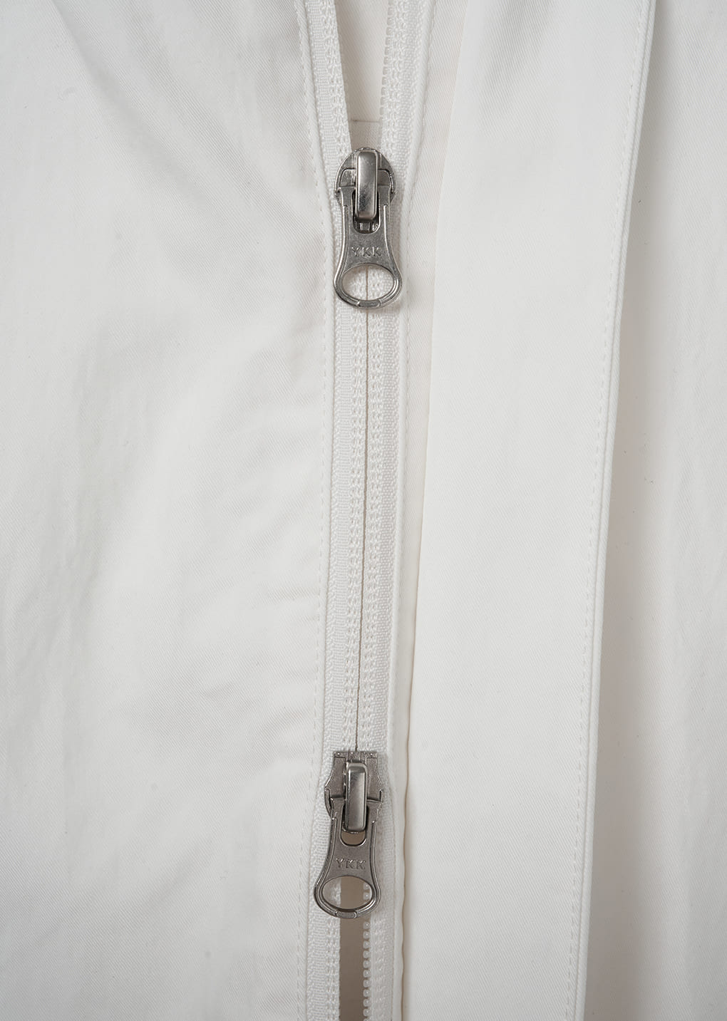 volume padded jumper, white