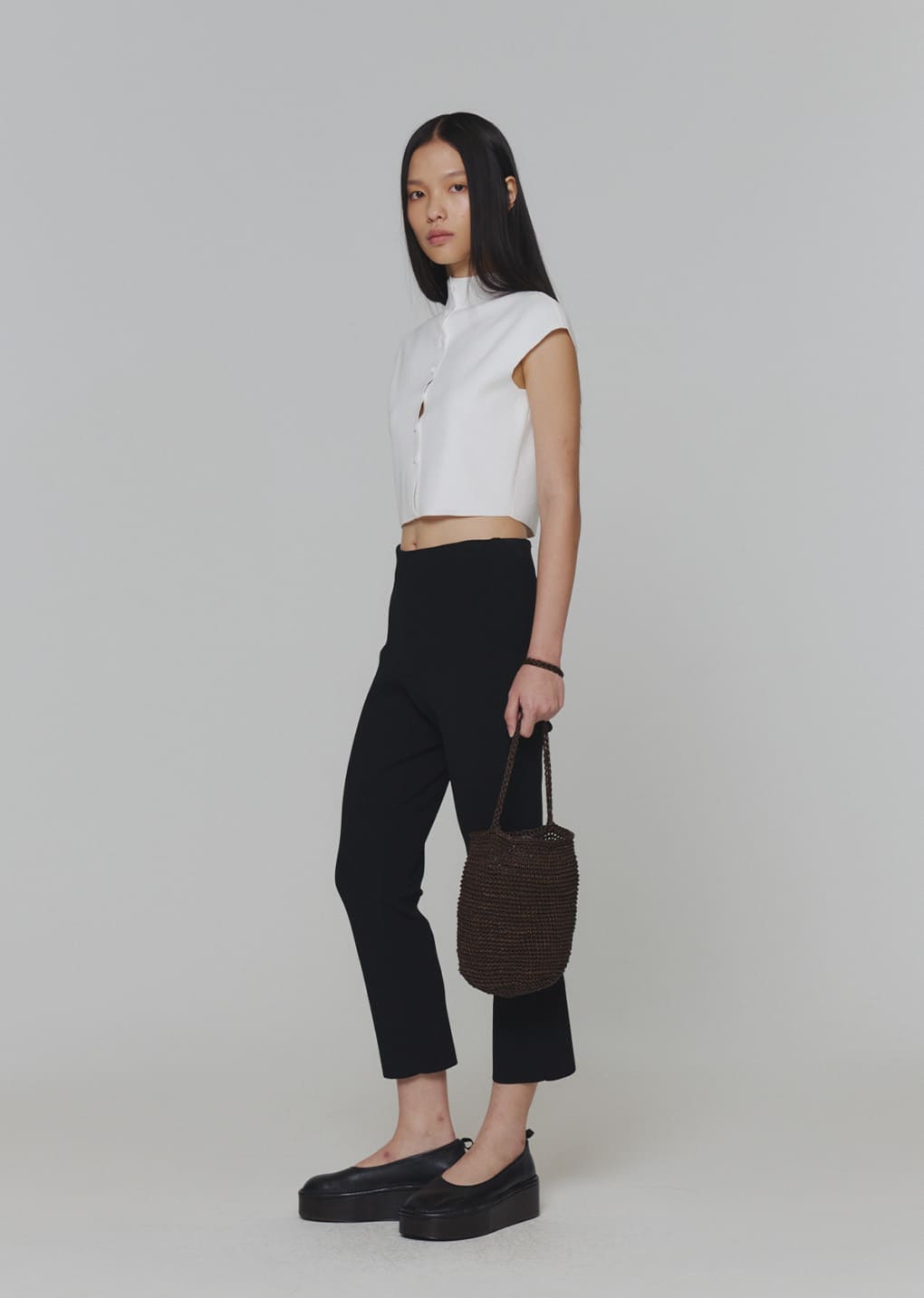 wholegarment cap sleeve cardigan, white