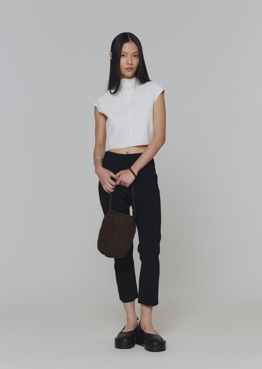 wholegarment cap sleeve cardigan, white