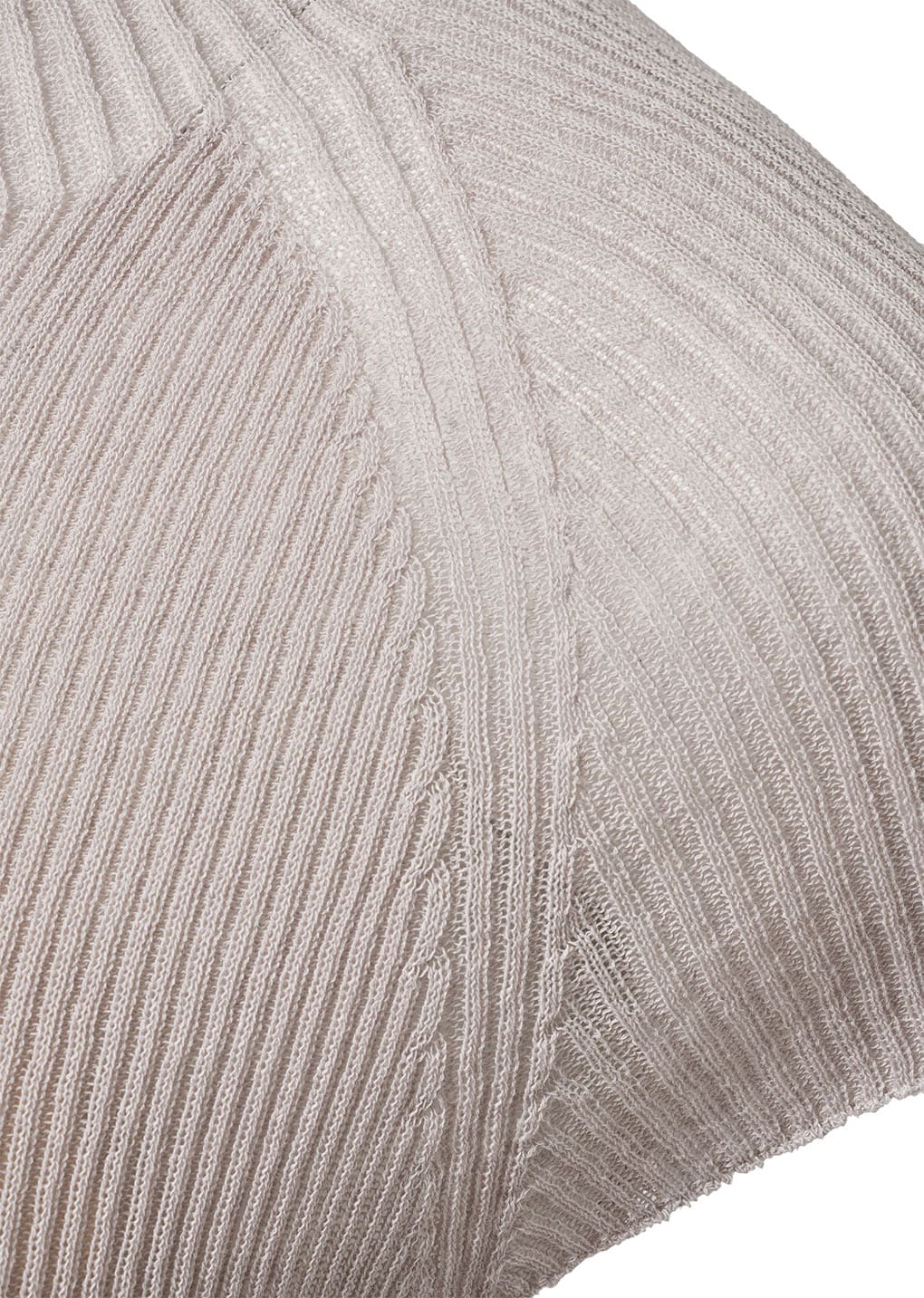 wholegarment cap sleeve knit top, grey