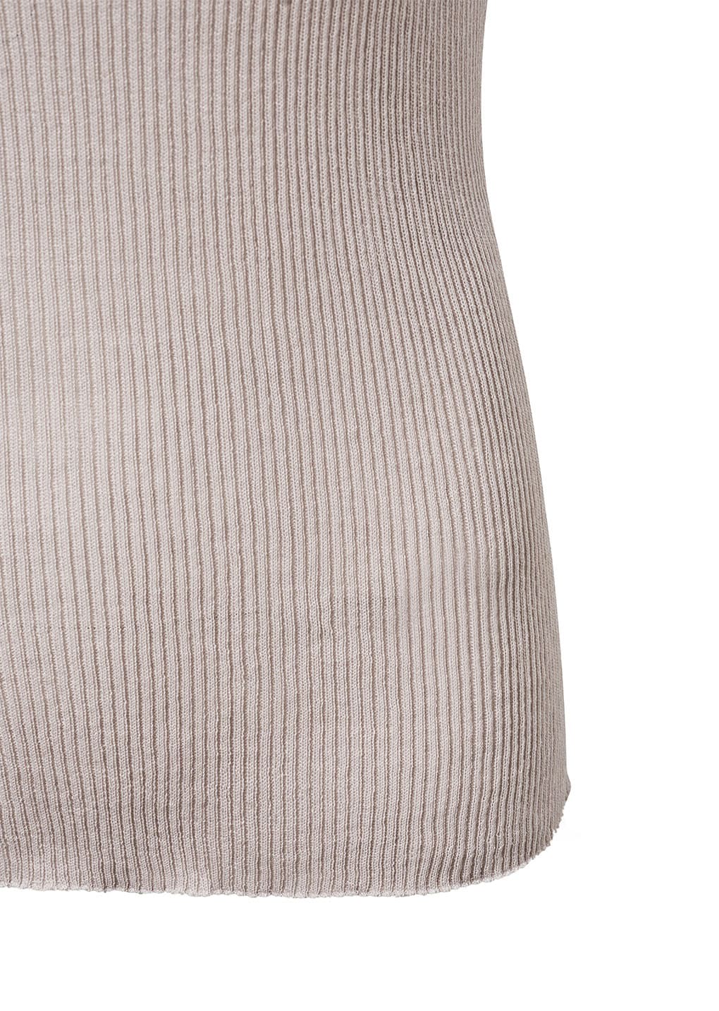 wholegarment cap sleeve knit top, grey