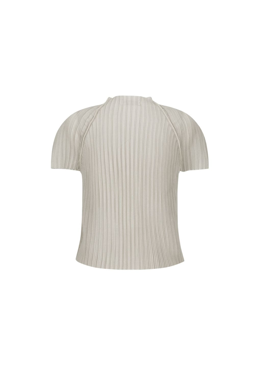 women's pleats raglan top, beige