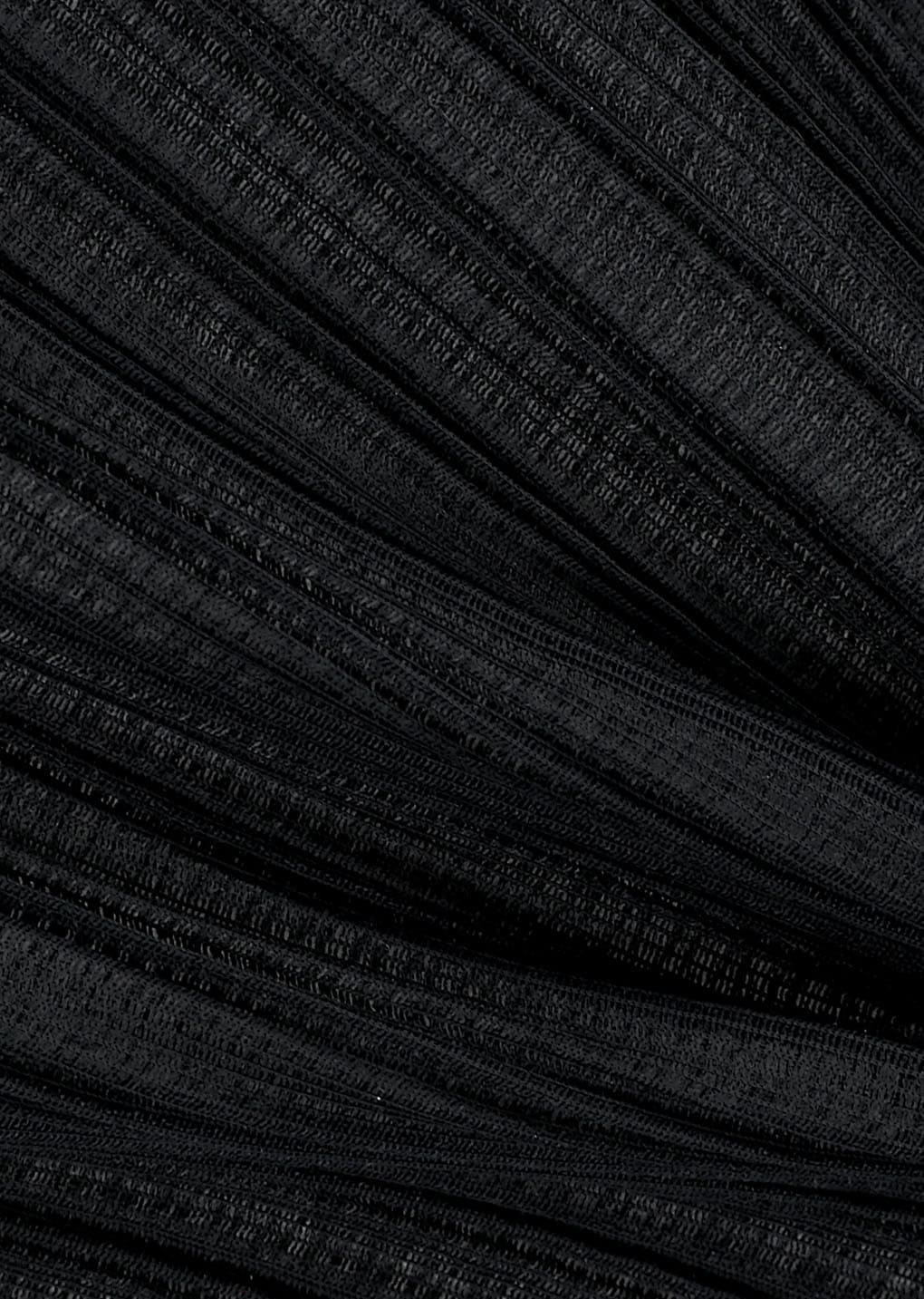 women's pleats raglan top, black