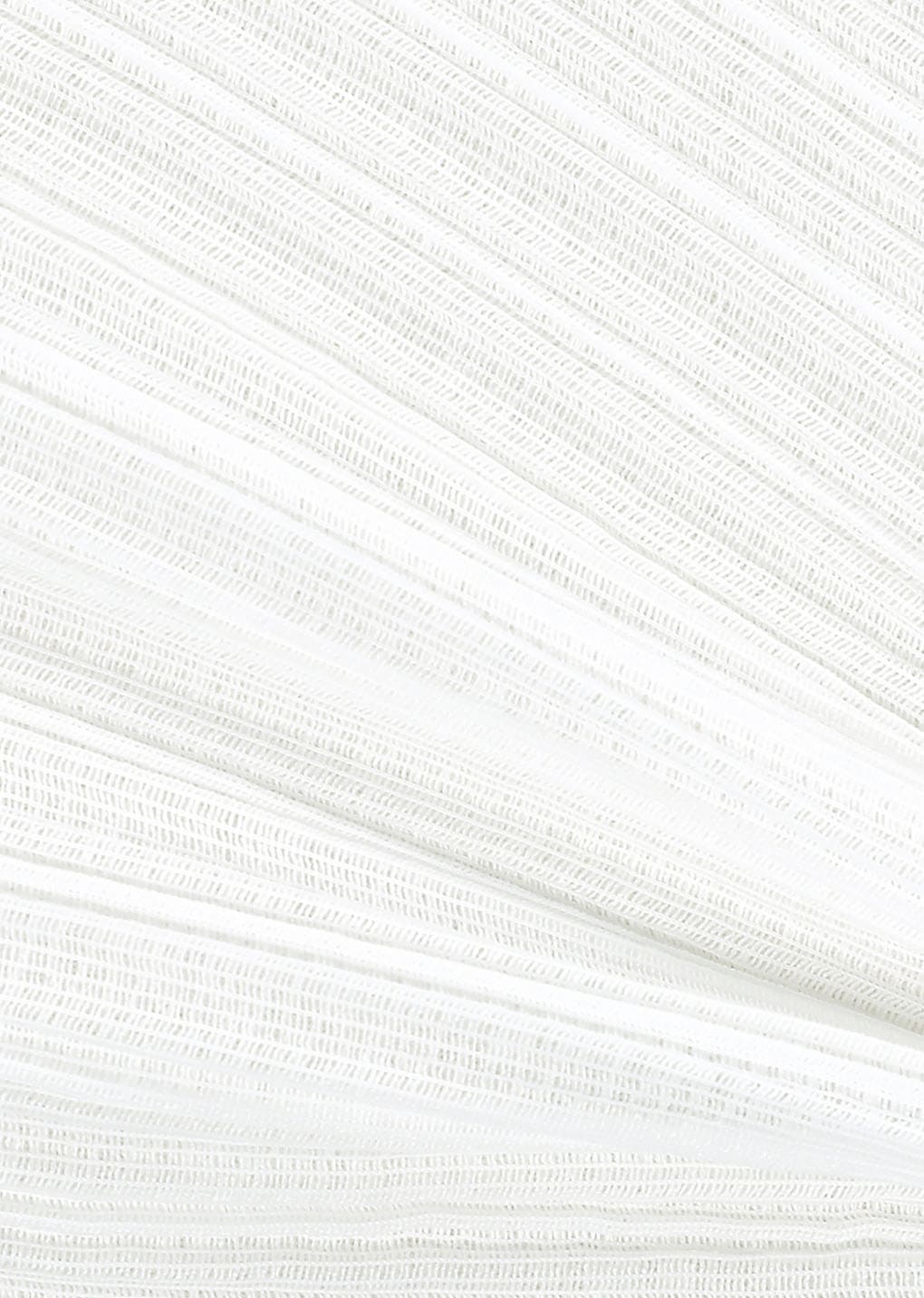 women's pleats raglan top, white