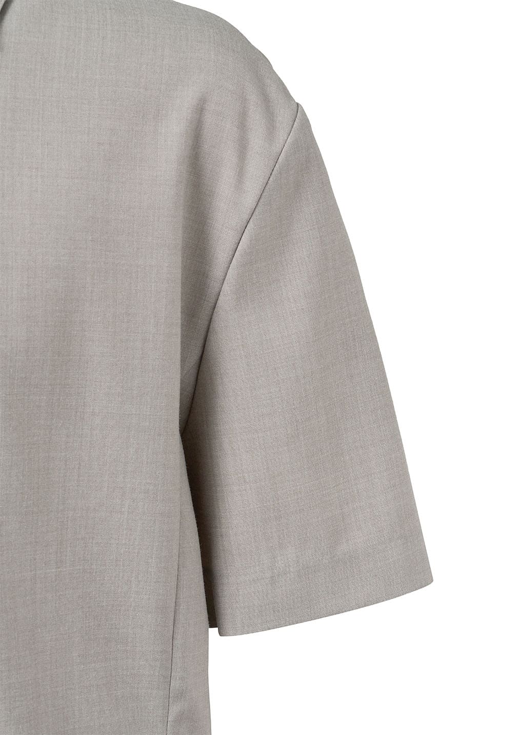 wool button up shirts jacket, beige