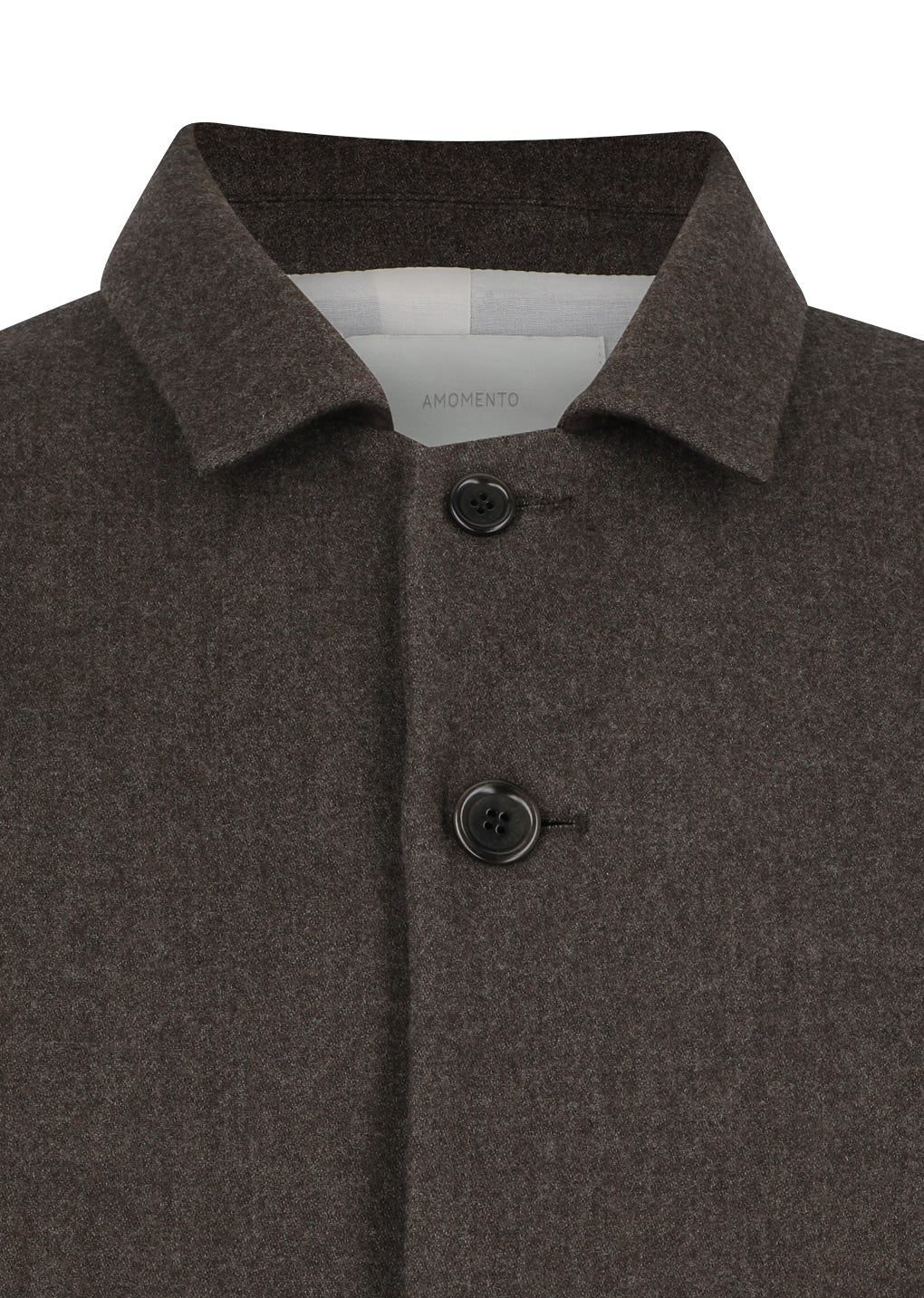 wool crop jacket, brown