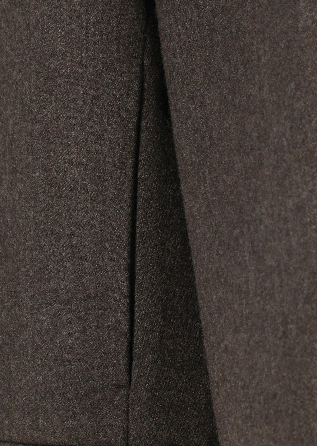 wool crop jacket, brown