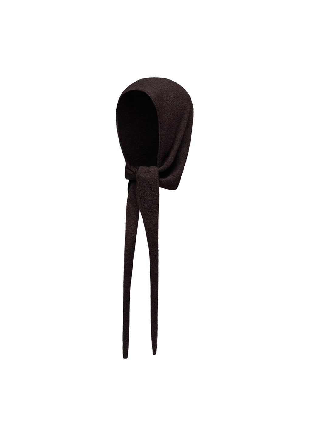 cashmere balaclava scarf, brown