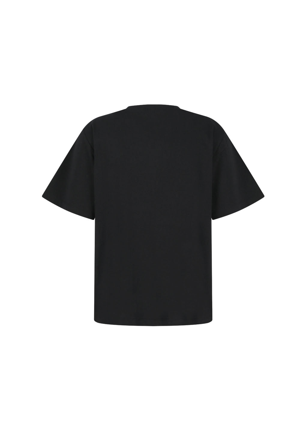 boat neck t-shirt, black hover