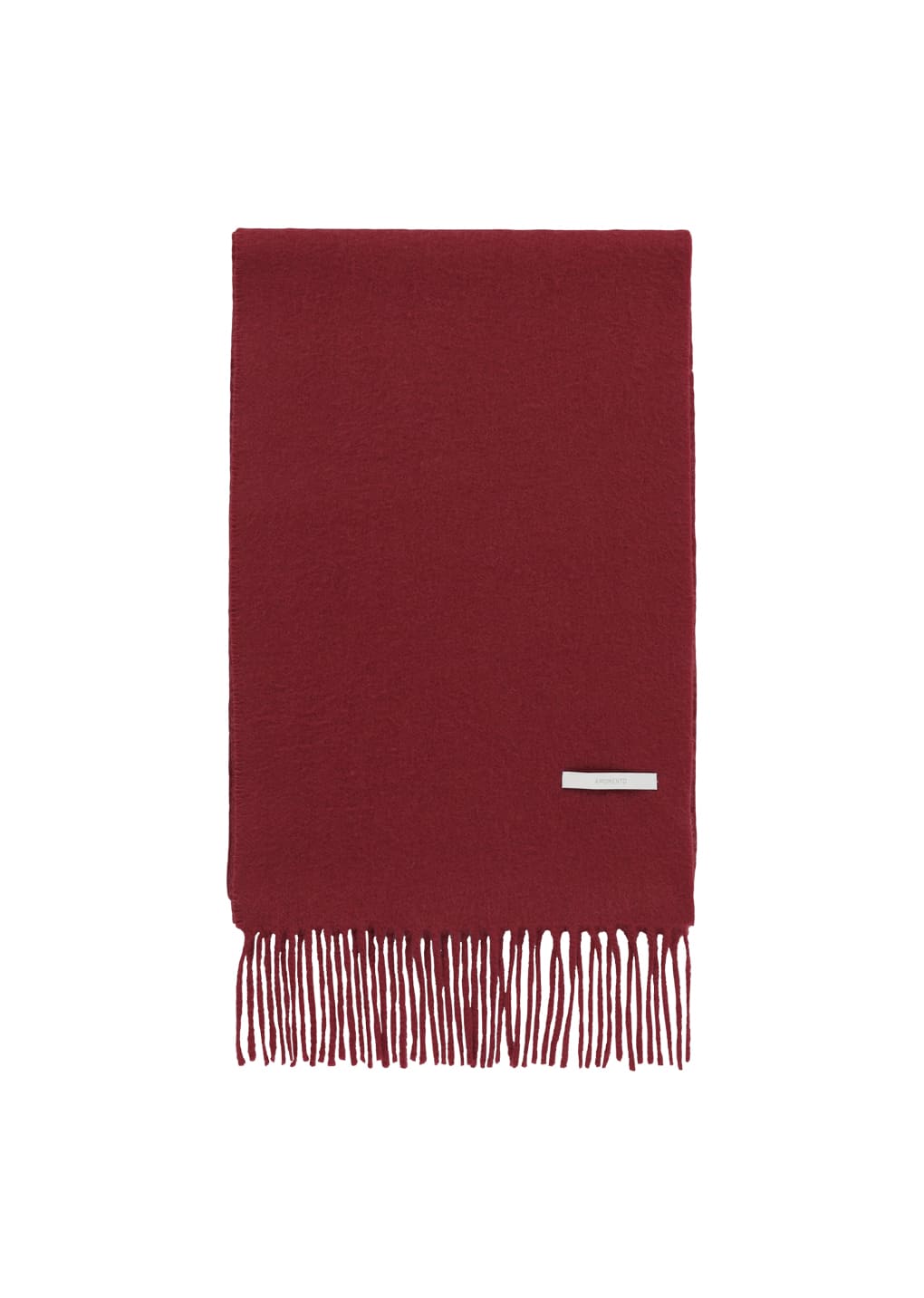 cashmere scarf, red