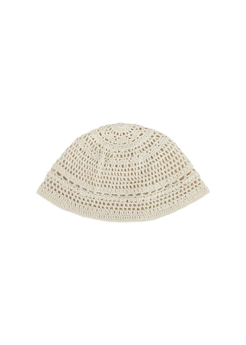 crochet beanie, beige