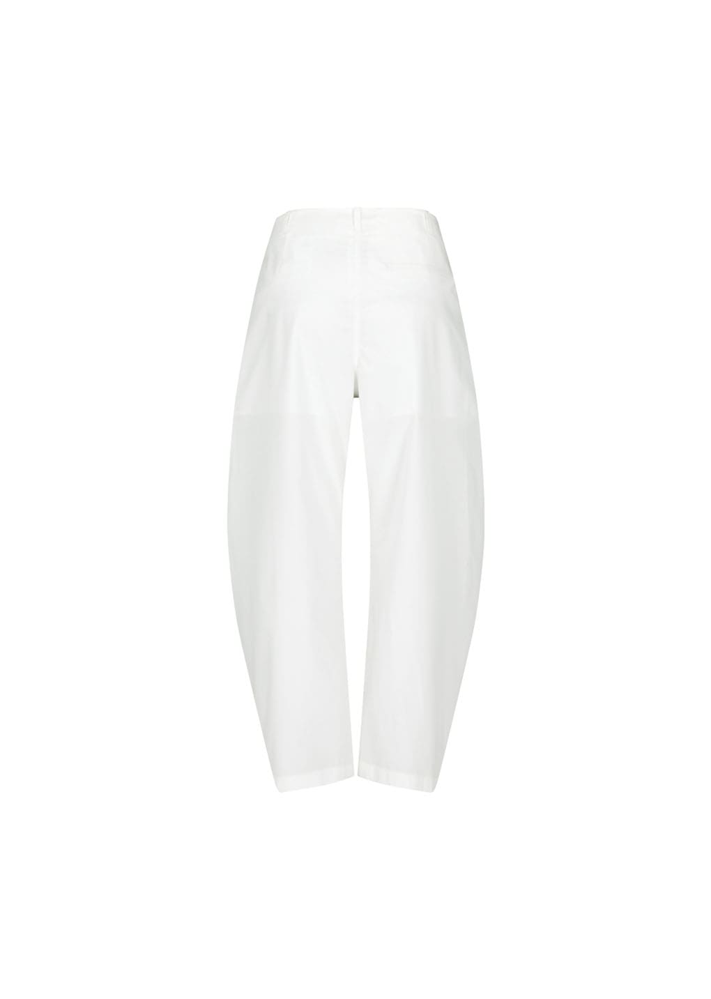 curved pants, white hover