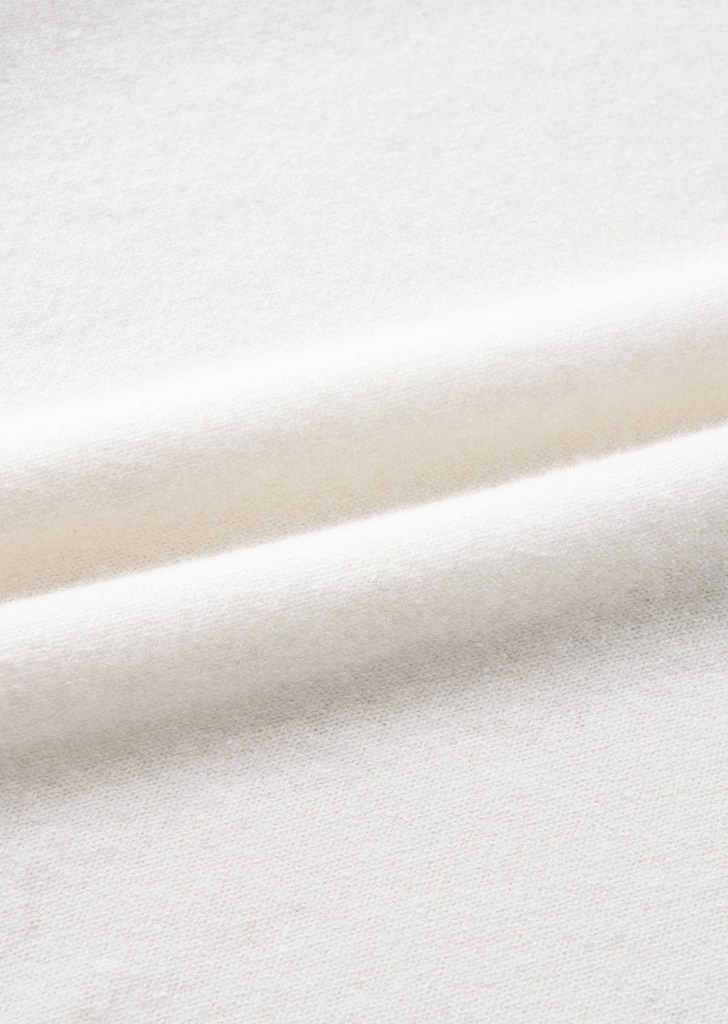 cashmere easy half sleeve knit, ivory