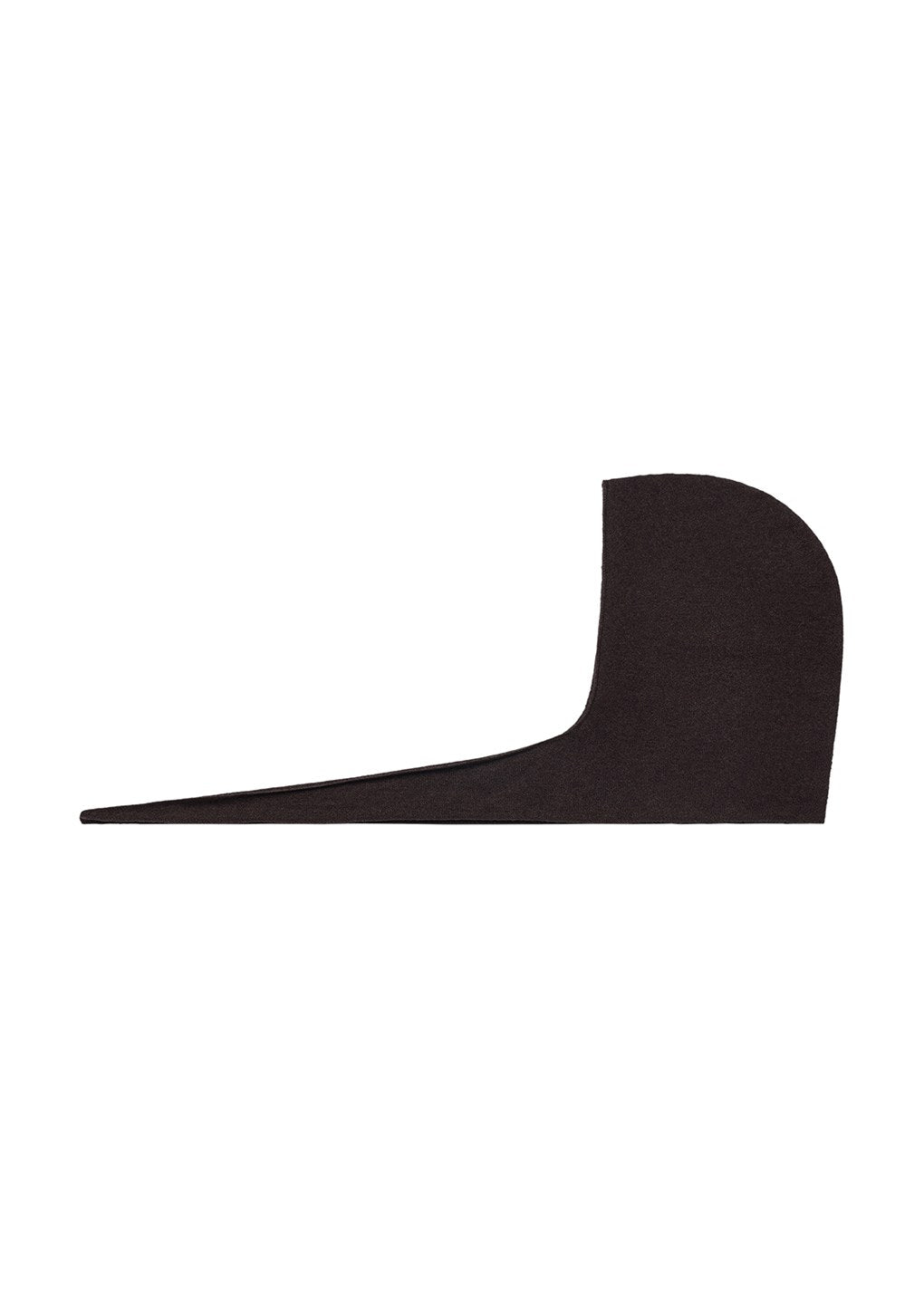 cashmere balaclava scarf, brown