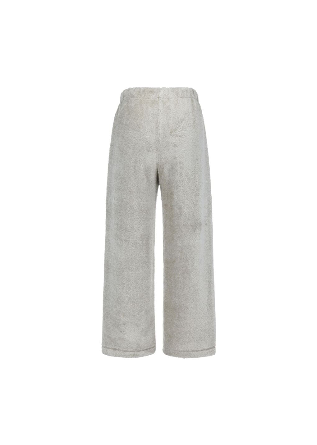 fluffy banding pants, grey hover