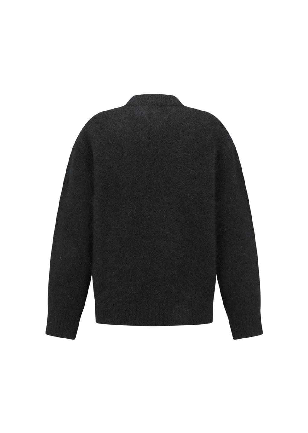 hairy rounded pullover, black hover