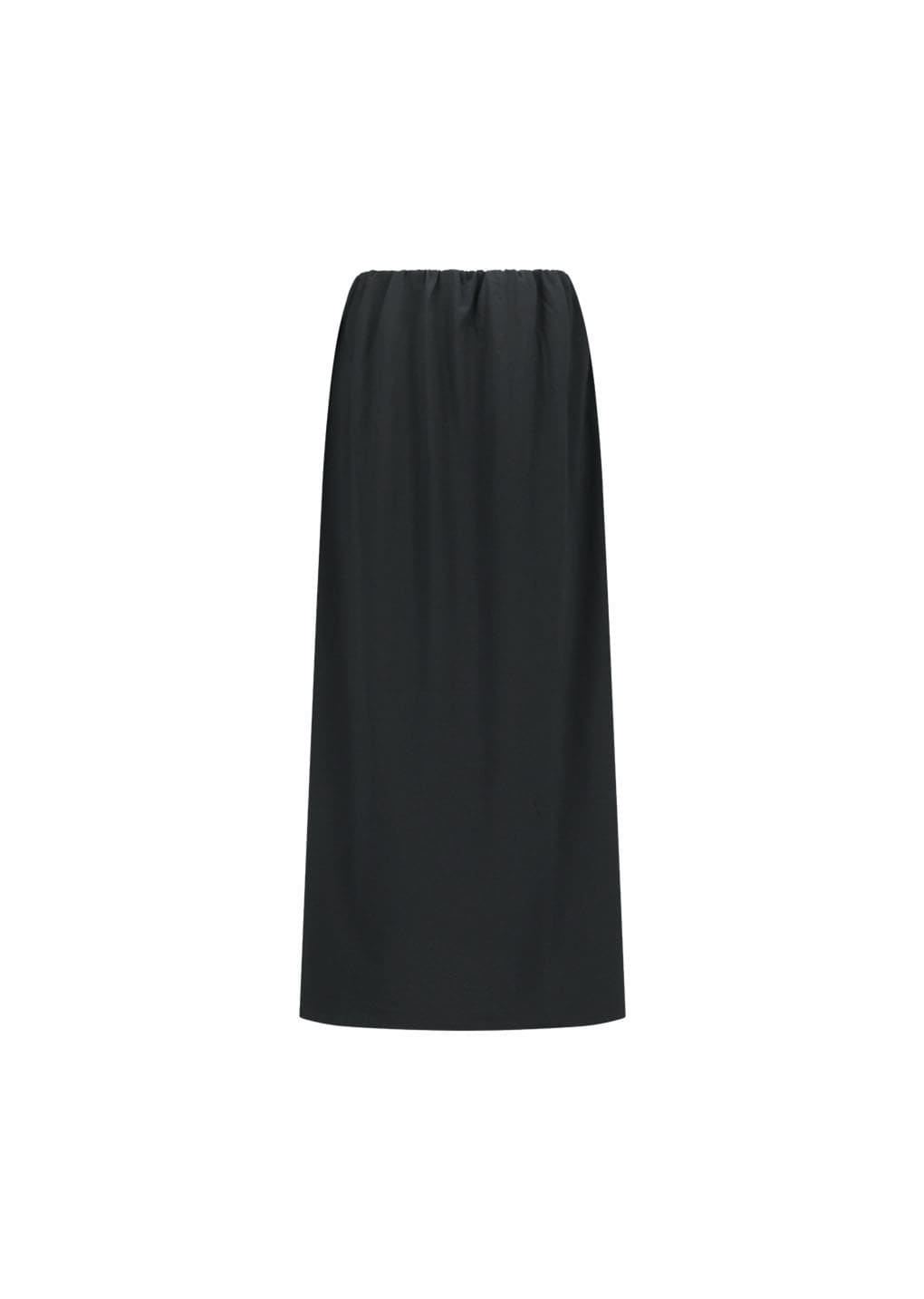 jersey maxi long skirt, charcoal