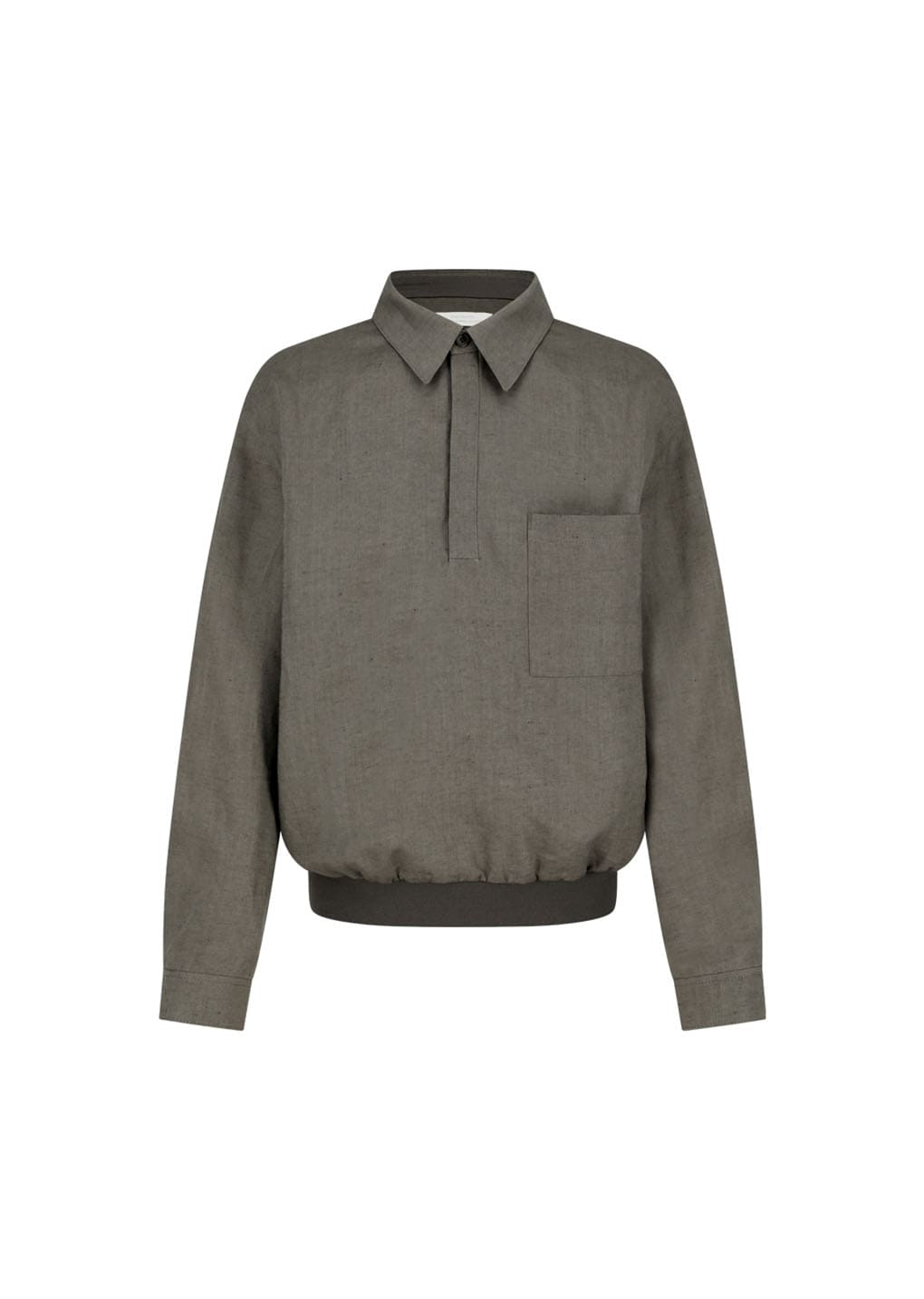 linen pullover, khaki