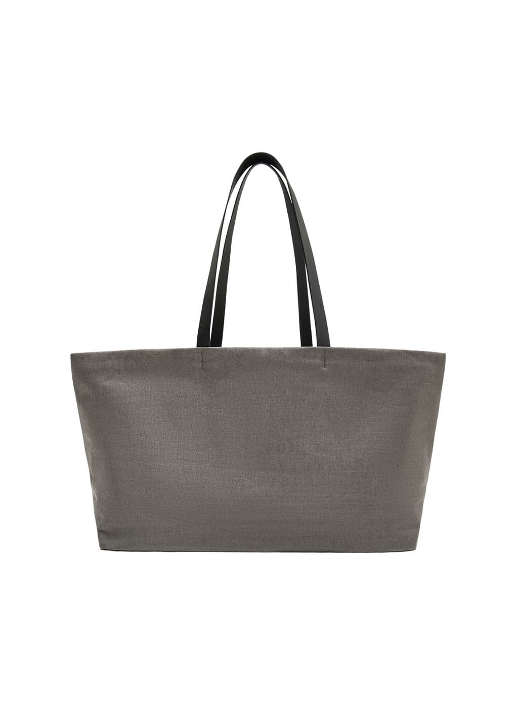 linen shopper bag, khaki