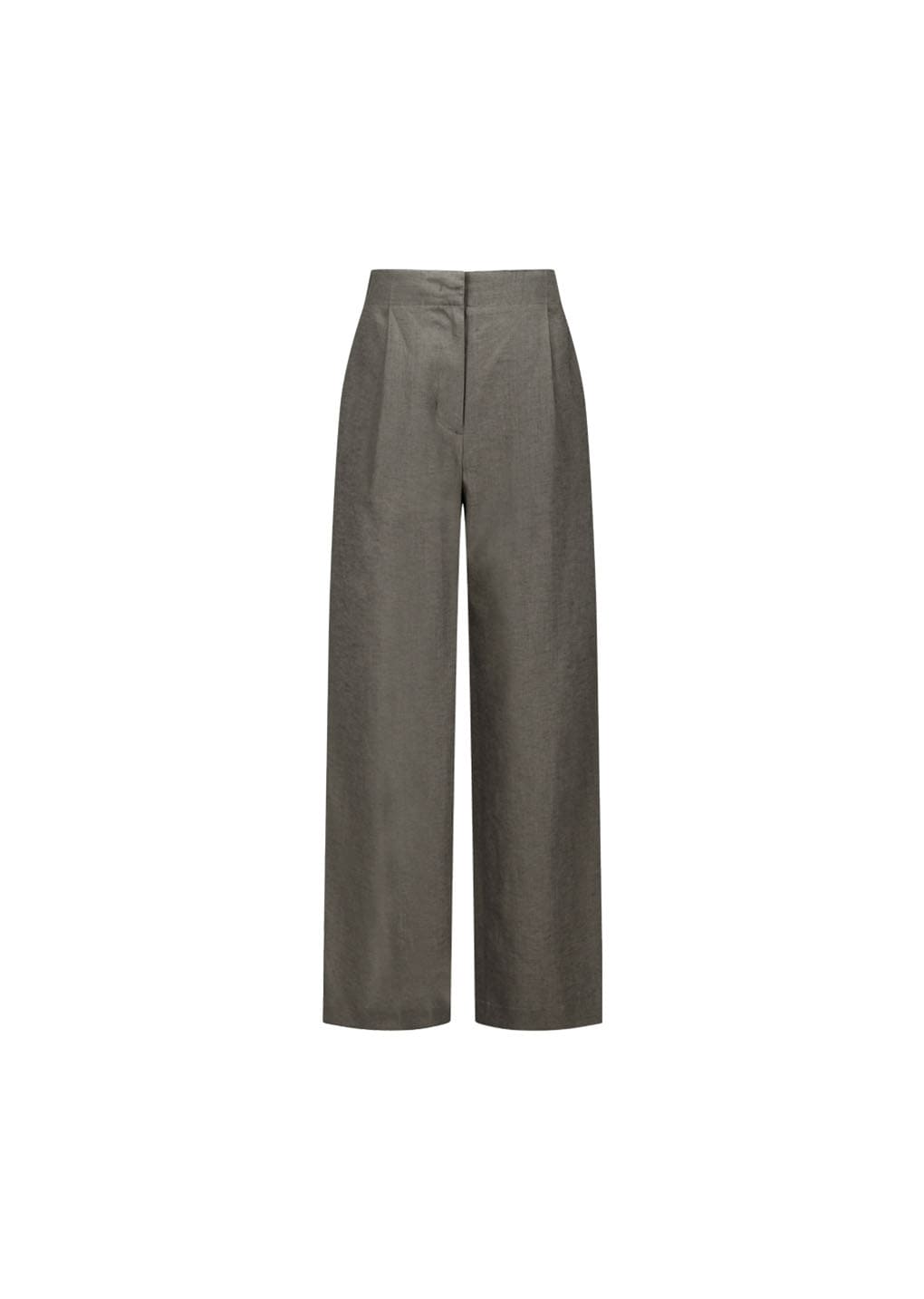 linen tuck pants, khaki