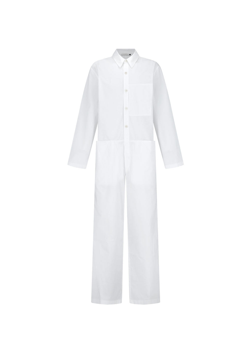 pocket jumpsuit, white