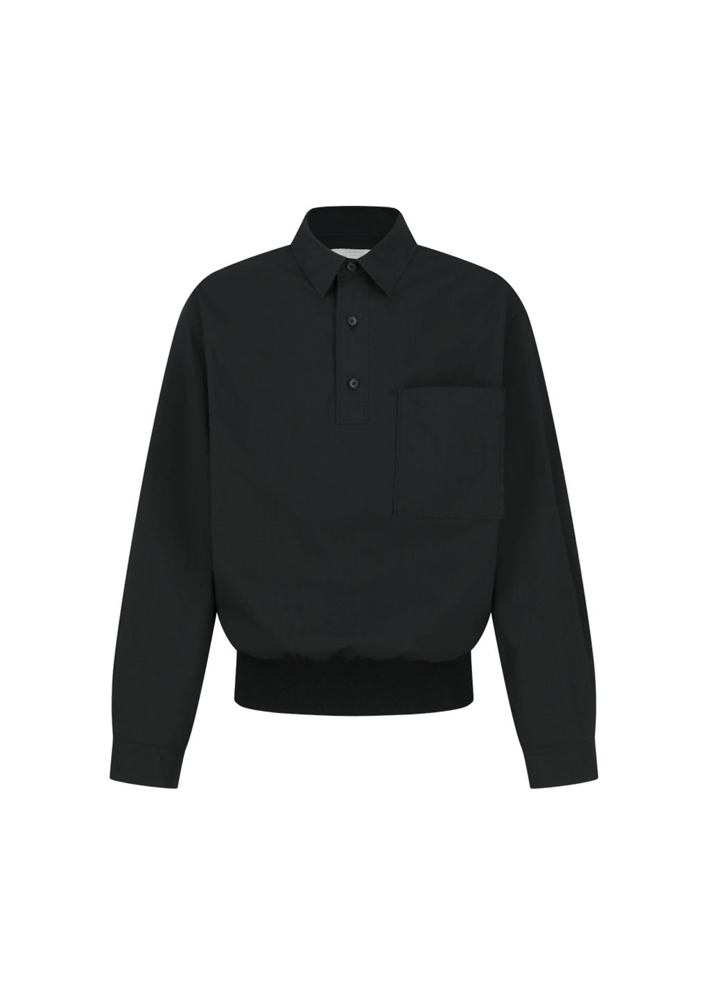 pocket pullover, black
