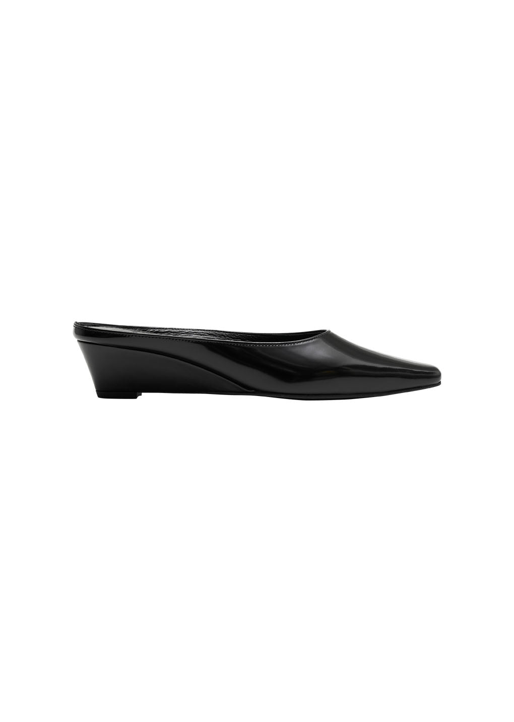 pointed toe heel, black