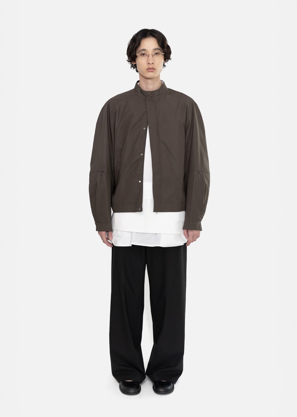 raglan cotton zip jumper, khaki hover