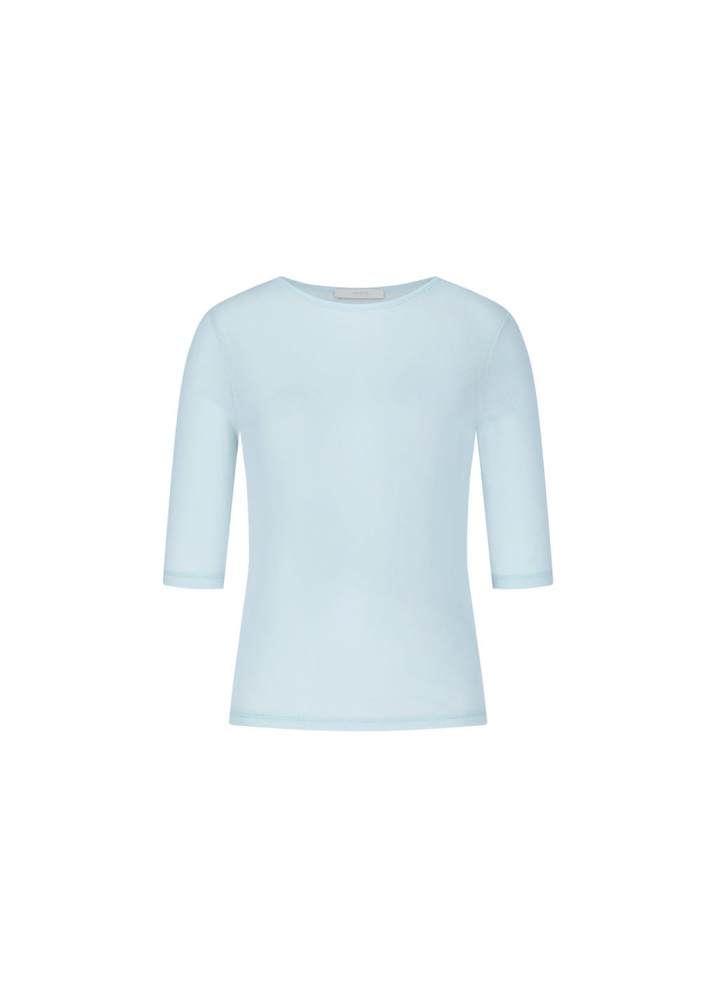 round short sleeve t-shirt, light blue