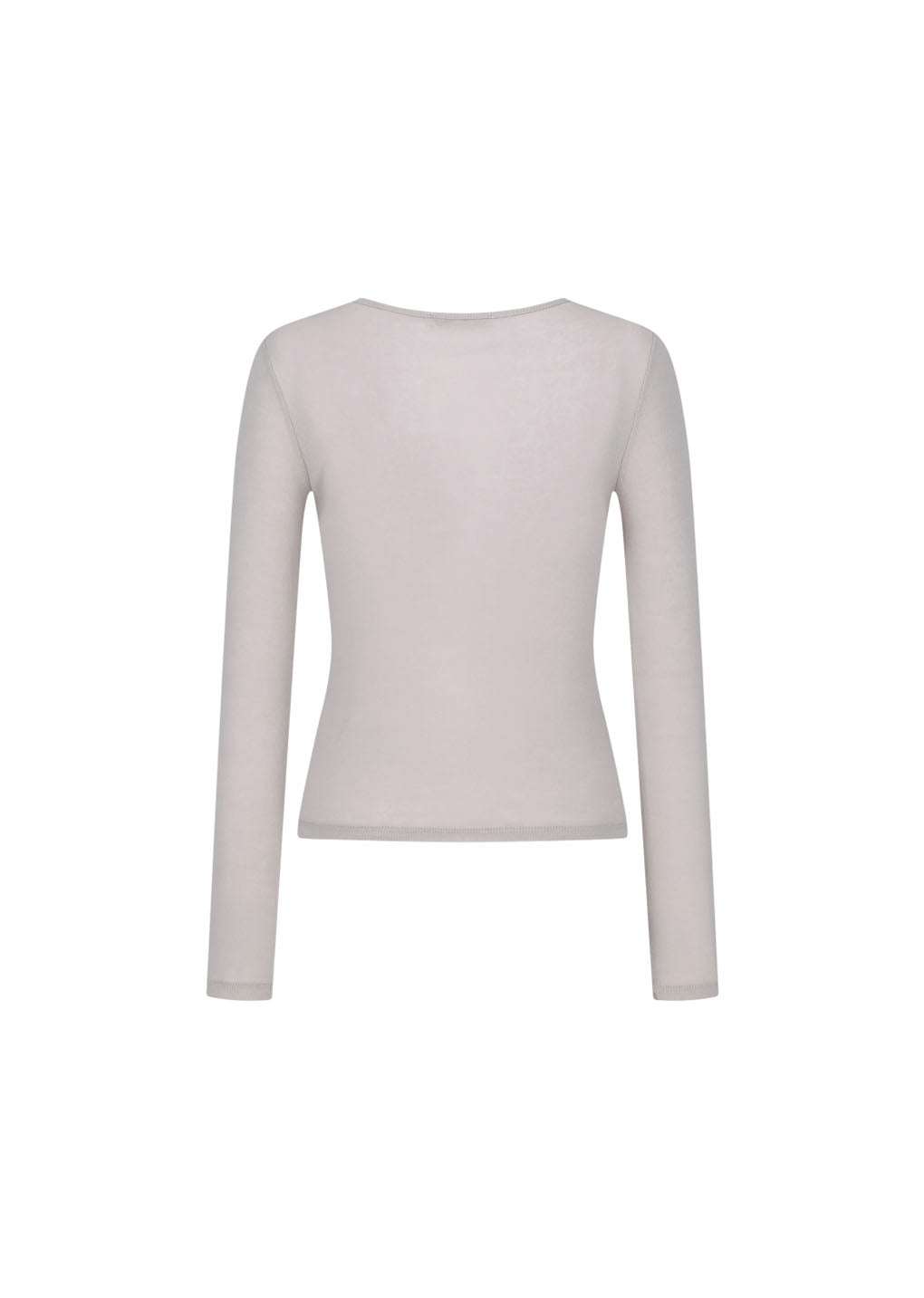 round t-shirt, beige hover