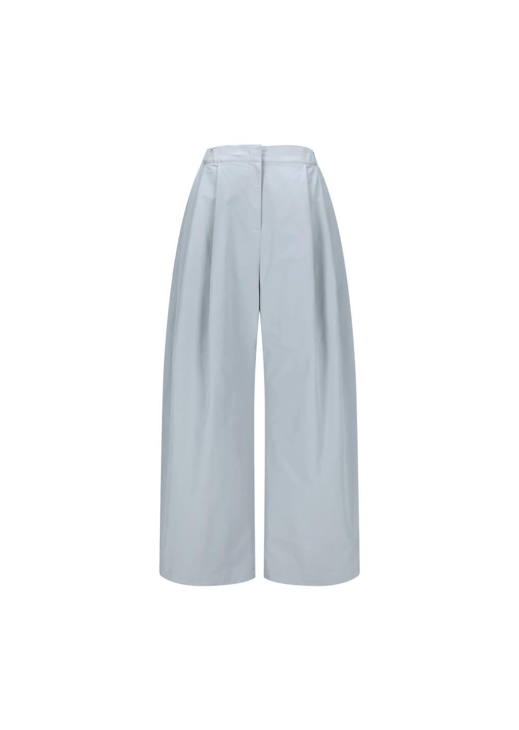 two tuck balloon pants, light grey