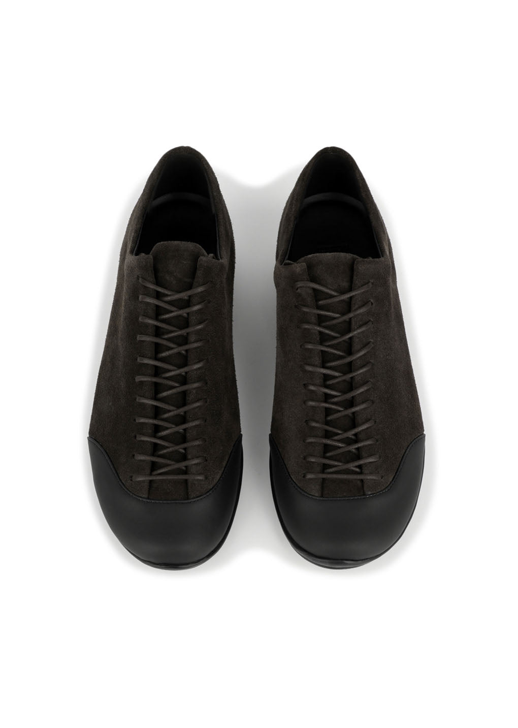 vibram lace-up sneakers, dark brown hover